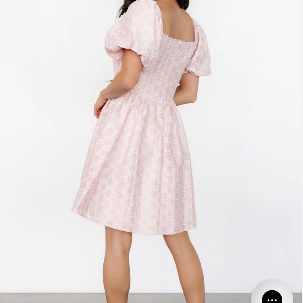 Baltic Born Pink Puff Sleeve Dress - Picture 3 of 3